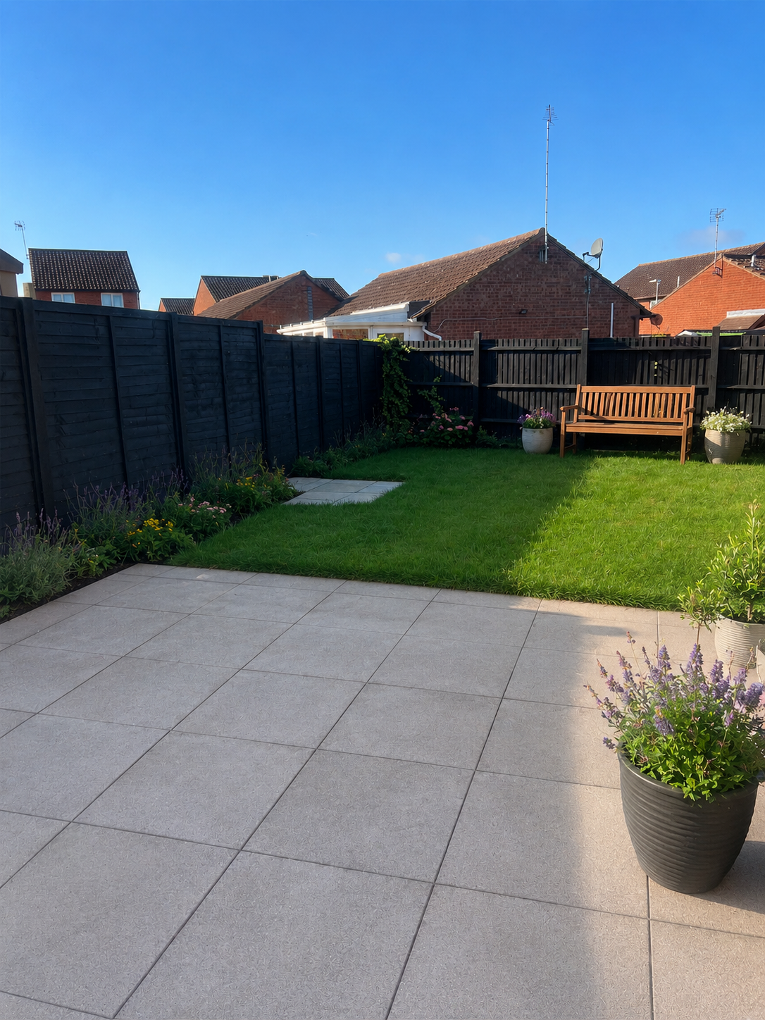 Garden and outdoor space for Sanctuary Homes